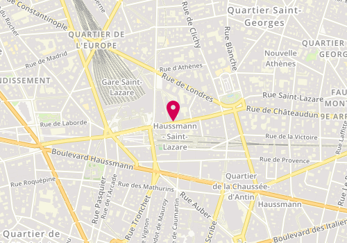 Plan de Proman, 94 Rue Saint Lazare, 75009 Paris