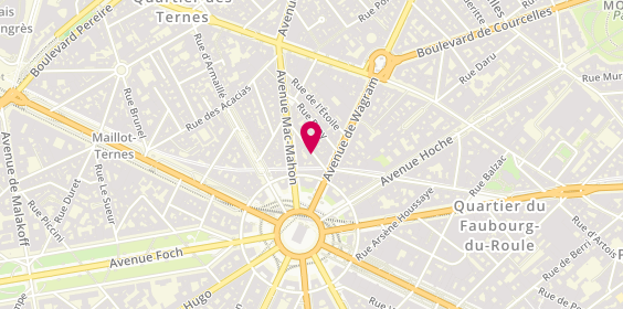 Plan de E.P.I Executive Partners International, 3 Rue Troyon, 75017 Paris