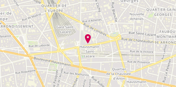 Plan de Eliness, 94 Rue Saint-Lazare, 75009 Paris