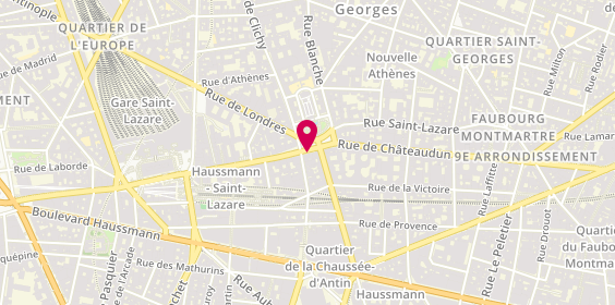 Plan de Ergalis Médical, 75 Rue Saint Lazare, 75009 Paris
