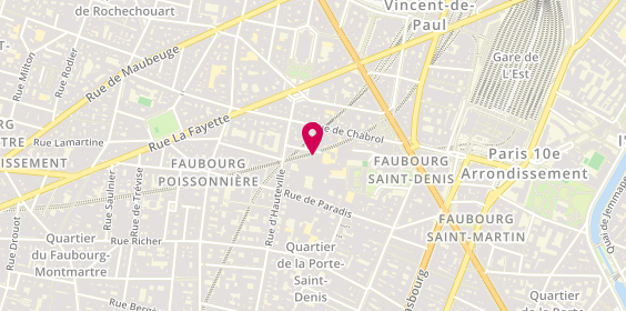 Plan de Linkadviz Interim, 8 Cité d'Hauteville, 75010 Paris