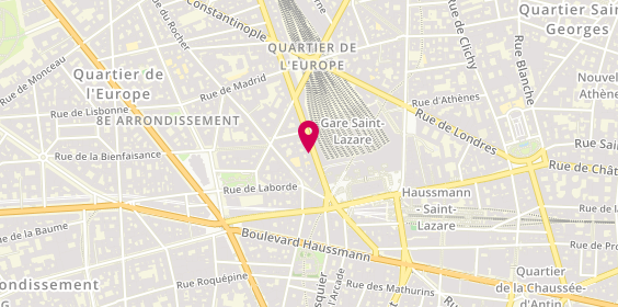 Plan de Crit Interim, 27 Rue de Rome, 75008 Paris