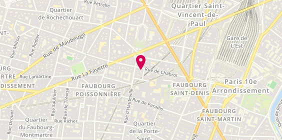 Plan de EOL Intérim Paris, 55 Rue de Chabrol, 75010 Paris
