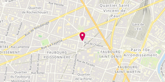 Plan de Adaptel, 40 Rue de Chabrol, 75010 Paris