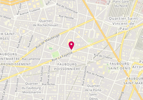 Plan de Sopratec Travail Temporaire, 1 Rue Bellefond, 75009 Paris
