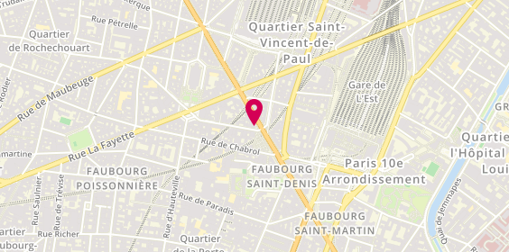 Plan de R2T Btp Paris, 87 Boulevard de Magenta, 75010 Paris