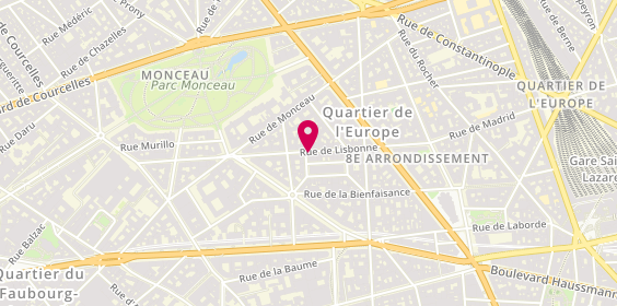 Plan de Grant Alexander Paris, 29 Rue de Lisbonne, 75008 Paris
