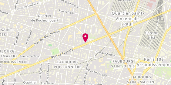 Plan de Agence Connectt Santé - Paris, 107 Rue la Fayette, 75010 Paris