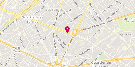 Plan de Camille AMOUGOU - Psychologue du travail, 9 avenue des Ternes, 75017 Paris