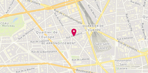 Plan de 3 S Santé - Pharminterim, 15 Rue de Madrid, 75008 Paris