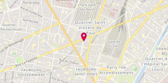 Plan de ACP Ine, 28 Rue Saint Quentin, 75010 Paris