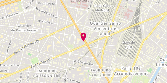 Plan de Crit Interim, 103 Boulevard de Magenta, 75010 Paris