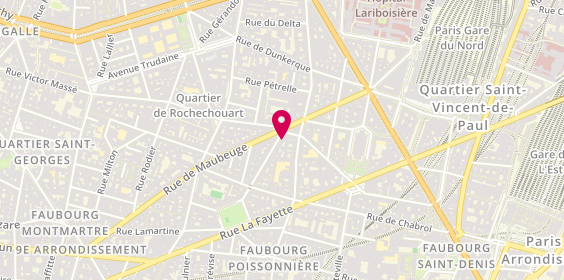 Plan de Access Interim, 36 Rue Pierre Semard, 75009 Paris