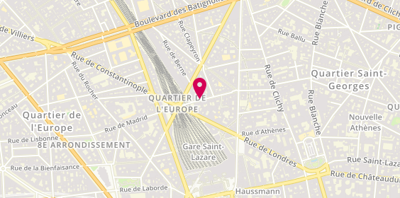 Plan de Networks Services, 38 Rue de Liege, 75008 Paris
