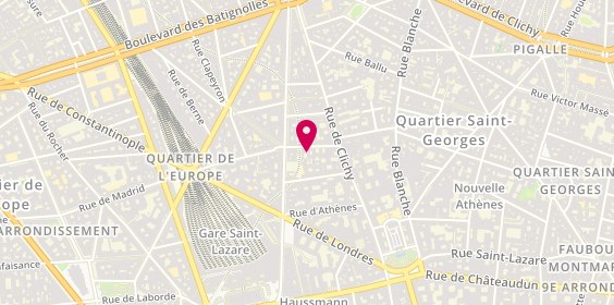 Plan de La Bambinerie, 11 Rue de Liège, 75009 Paris