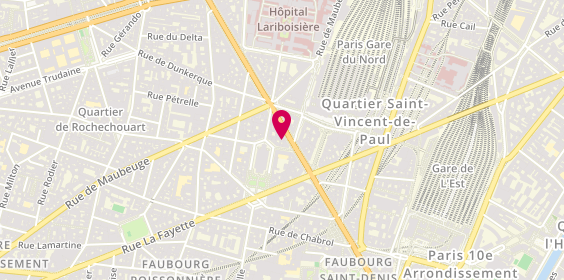Plan de Ab'z Intérim, 113 Boulevard de Magenta, 75010 Paris