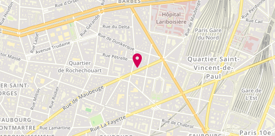 Plan de Proman, 69 Rue de Maubeuge, 75010 Paris