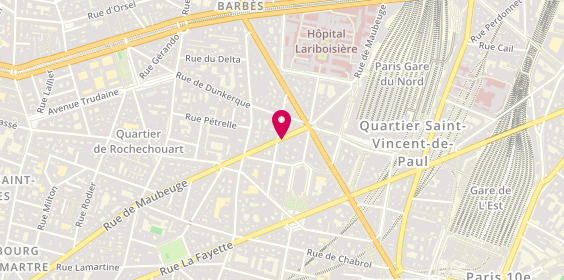 Plan de Spi Travail Temporaire, 94 Rue Maubeuge, 75010 Paris