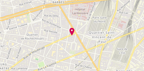 Plan de Mapil, 100 Rue de Maubeuge, 75010 Paris