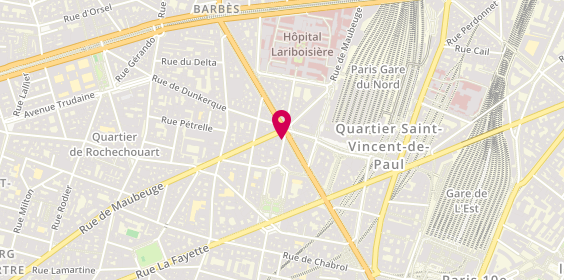 Plan de Tpia Saint-Vincent, 7 Rue Saint-Vincent de Paul, 75010 Paris