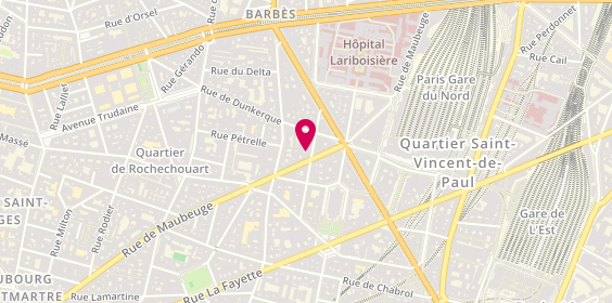 Plan de Manpro Paris, 17 Rue de Rocroy, 75010 Paris
