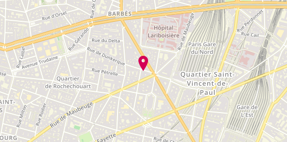 Plan de Gem France, 39 Rue Dunkerque, 75010 Paris