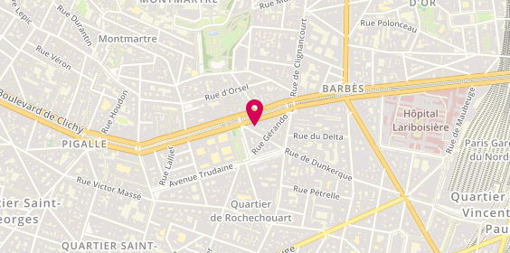 Plan de Interim Online Pro-Tech, 82 Rue de Dunkerque, 75009 Paris