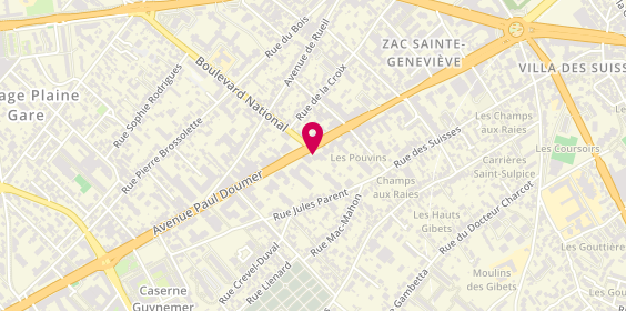 Plan de R.A.S Intérim Nanterre, 89 avenue du Maréchal Joffre, 92000 Nanterre