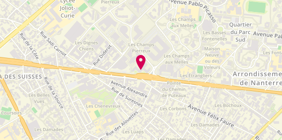Plan de Start People, 177 avenue Georges Clémenceau, 92000 Nanterre