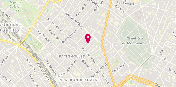 Plan de Academie Unix - Pythagore - Unix Academi, 18 Rue la Condamine, 75017 Paris