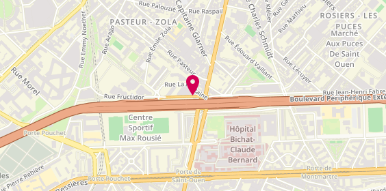 Plan de Ab Interim, 6 Rue Toulouse Lautrec, 75017 Paris