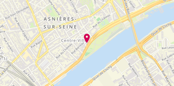 Plan de RSI Interim, 107 Quai du Dr Dervaux, 92600 Asnières-sur-Seine