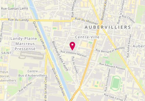 Plan de Workingfit Elite, 26 Rue Villebois Mareuil, 93300 Aubervilliers