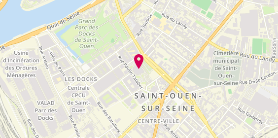 Plan de Alstom ITC, 48 Rue Albert Dhalenne, 93400 Saint-Ouen-sur-Seine