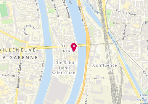 Plan de WorkingFit, 33 Quai de Seine, 93450 L'Île-Saint-Denis