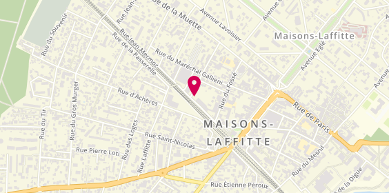 Plan de Gif Idf Ouest, 44 Rue Jean Mermoz, 78600 Maisons-Laffitte