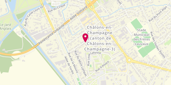 Plan de Partage Travail 51, 43 allée Alphonse Karr, 51000 Châlons-en-Champagne