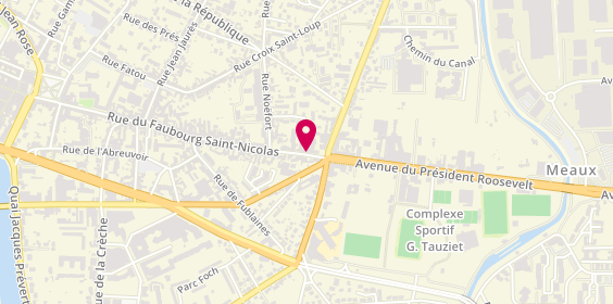Plan de Adéquat Intérim, 149 Rue Faubourg Saint-Nicolas, 77100 Meaux