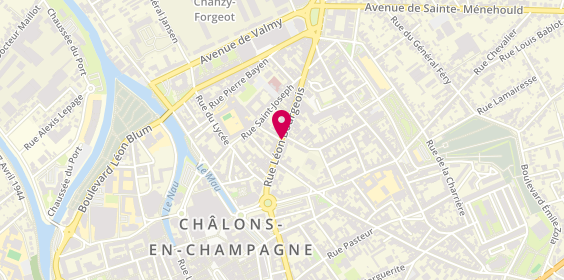 Plan de Adecco Onsite Châlons en Champagne, 31 Rue Léon Bourgeois, 51000 Châlons-en-Champagne
