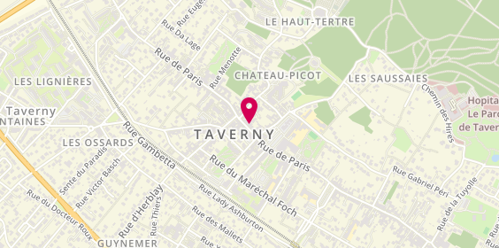 Plan de RSI Interim, 194 Rue de Paris, 95150 Taverny