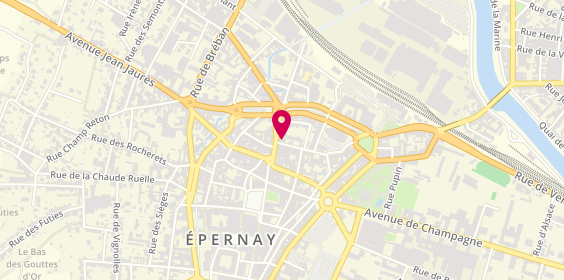 Plan de Adecco Epernay, 1 Rue Dr Verron, 51200 Épernay