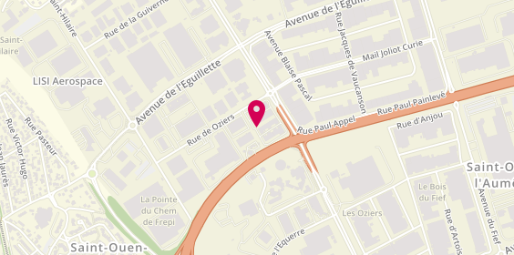 Plan de Adéquat Intérim, 18 Rue des Oziers, 95310 Saint-Ouen-l'Aumône