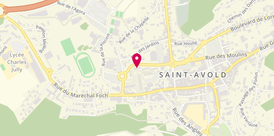 Plan de Samsic Emploi Saint-Avold, 20 Boulevard de Lorraine, 57500 Saint-Avold