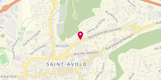 Plan de Inter Action Sàrl, 39 Boulevard de Lorraine, 57500 Saint-Avold