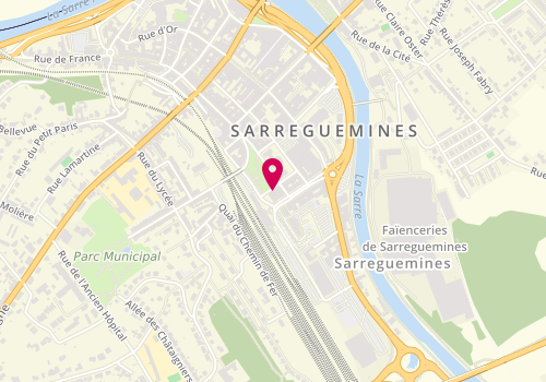 Plan de Samsic Emploi, 4 Place General Sibille, 57200 Sarreguemines