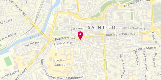 Plan de Interaction, 11 Rue Torteron, 50000 Saint-Lô