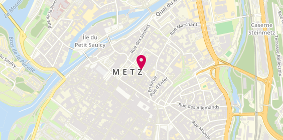 Plan de Gojob Metz, 2 Rue Four du Cloitre, 57000 Metz