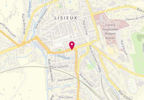 Plan de Samsic Emploi Lisieux, 7 Boulevard Sainte-Anne, 14100 Lisieux