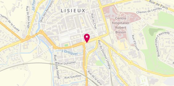 Plan de Adecco Lisieux, 5 Boulevard Sainte-Anne, 14100 Lisieux