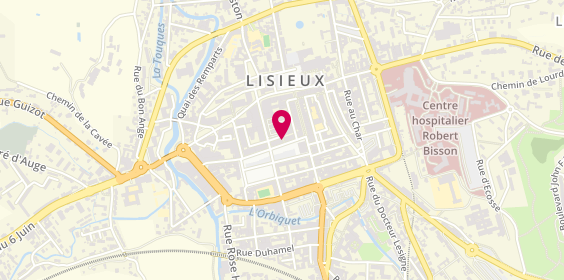 Plan de Agence d'Intérim Randstad - Lisieux, 22 place de la République, 14100 Lisieux